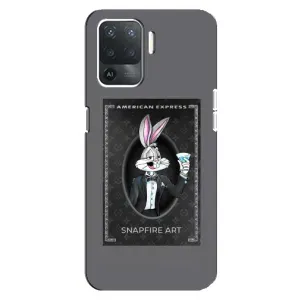Брендновые Чехлы для OPPO Reno 5 Lite - (PREMIUMPrint) (Бакс Бани LV)