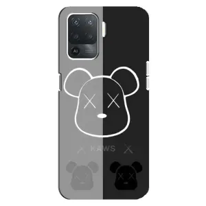 Чехлы для OPPO Reno 5 Lite - Bearbrick Louis Vuitton (PREMIUMPrint) (БеарБрик глаза)