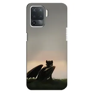 Чехол как приручить дракона на OPPO Reno 5 Lite (Беззубик)