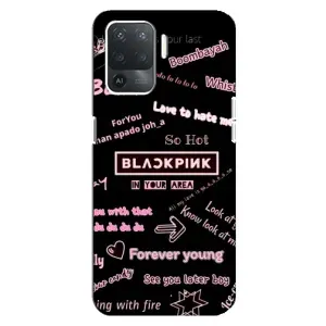 Чехол с музыкальной группой для OPPO Reno 5 Lite (BLACKPINK)