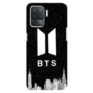 Чохли BTS для OPPO Reno 5 Lite (AlphaPrint) (БТС Лого)