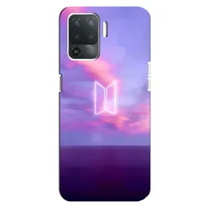 Чохли BTS для OPPO Reno 5 Lite (AlphaPrint) (BTS логотип)