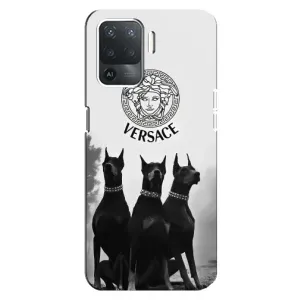 Чехлы VERSACE для Оппо Рено 5 Лайт (PREMIUMPrint) (Доберман Версаче)