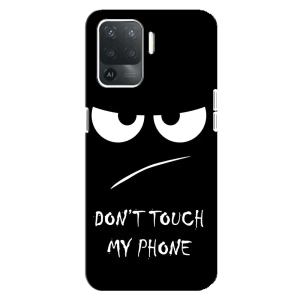 Чохол з принтом «Dont Touch» для OPPO Reno 5 Lite