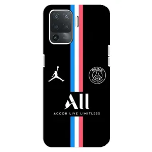 Чехлы PSG для OPPO Reno 5 Lite (AlphaPrint) (футболка ПСЖ)