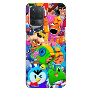 Чехлы Brawl Stars для OPPO Reno 5 Lite (AlphaPrint) (Герої Бравл Старс)