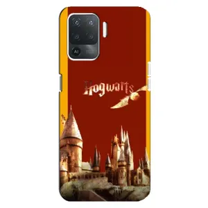 Чехлы с Гарри Поттером для OPPO Reno 5 Lite (AlphaPrint) (Hogwarts)