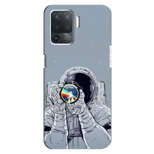 Чохол NASA для OPPO Reno 5 Lite (AlphaPrint) (Космонавт фото)