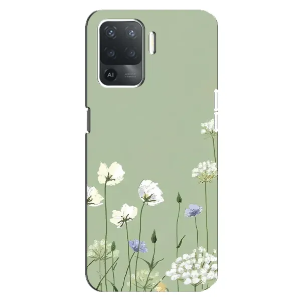 Чохол з принтом «Квіти на зеленому» для OPPO Reno 5 Lite Чохол з принтом «Квіти на зеленому» для OPPO Reno 5 Lite