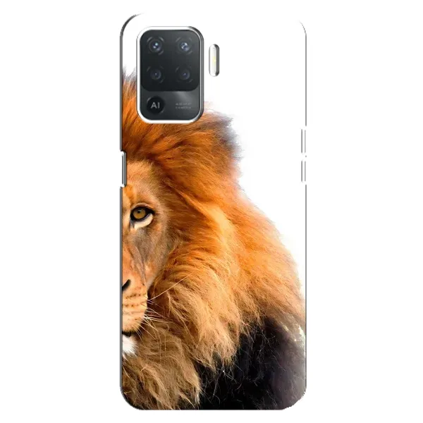 Чохол з принтом «Лев грива» для OPPO Reno 5 Lite
