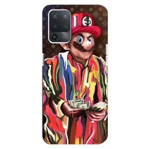 Брендновые Чехлы для OPPO Reno 5 Lite - (PREMIUMPrint) (Mario LV)