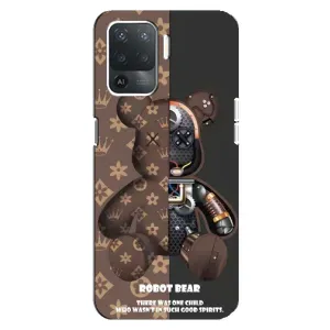 Крутые Чехлы Луи Виттон для OPPO Reno 5 Lite (AlphaPrint) (Медведь Луи Витон)