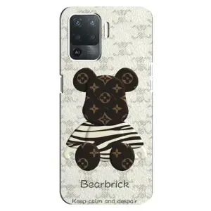 Крутые Чехлы Луи Виттон для OPPO Reno 5 Lite (AlphaPrint) (Медведь LV)