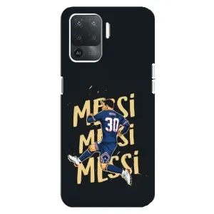 Чехлы для OPPO Reno 5 Lite (Leo чемпион) (AlphaPrint) (Messi ПСЖ)