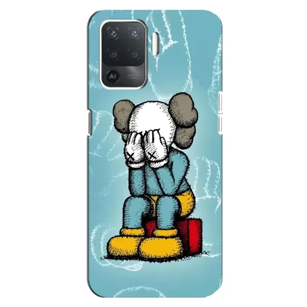 Чехол с принтом «Плач Bearbrick» для OPPO Reno 5 Lite