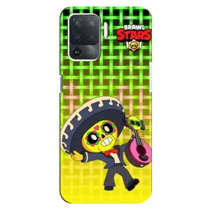 Чехлы Brawl Stars для OPPO Reno 5 Lite (AlphaPrint) (Поко в самбреро)