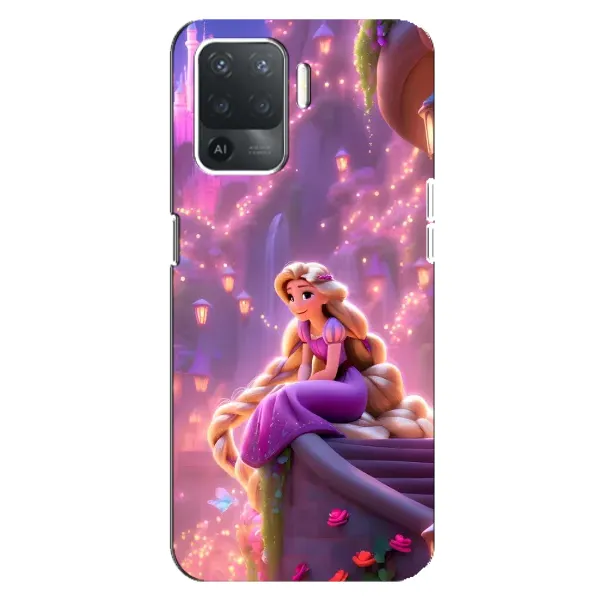 Чохол з принтом «Рапунцель у замку» для OPPO Reno 5 Lite
