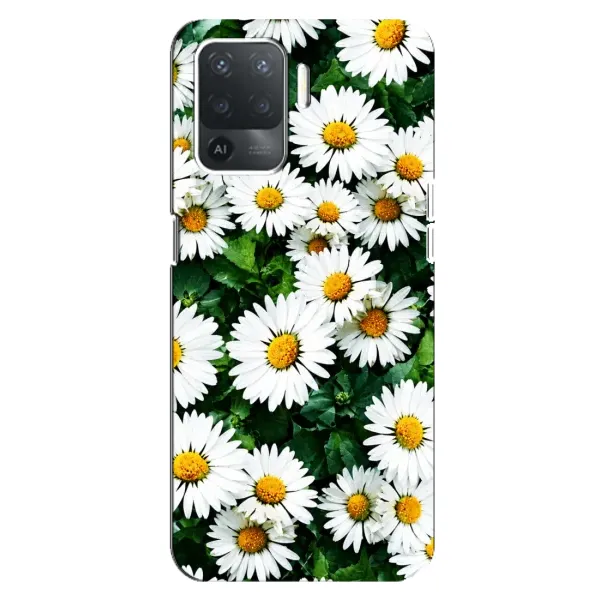 Чохол з принтом «Ромашки» для OPPO Reno 5 Lite