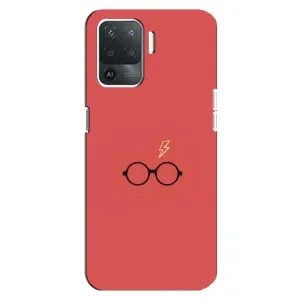 Чехлы с Гарри Поттером для OPPO Reno 5 Lite (AlphaPrint) (шрам и очки)