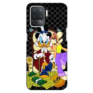 Чехлы для OPPO Reno 5 Lite - Скрудж МакДак Louis Vuitton (PREMIUMPrint) (Стильная Утка)