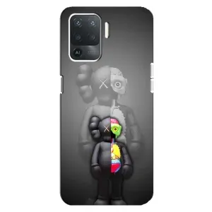 Чехлы для OPPO Reno 5 Lite - Bearbrick Louis Vuitton (PREMIUMPrint) (Тело Bearbrick)