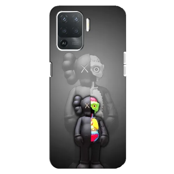 Чехол с принтом «Тело Bearbrick» для OPPO Reno 5 Lite