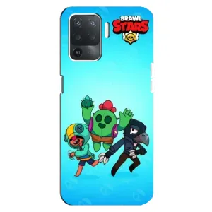 Чехлы Brawl Stars для OPPO Reno 5 Lite (AlphaPrint) (Тріо героїв)
