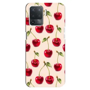 Чохли з фруктами для OPPO Reno 5 Lite (VPrint) (Черешня)