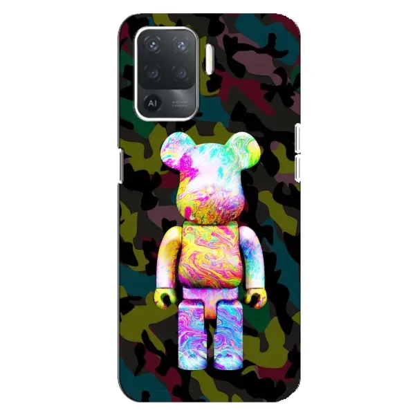 Чехол с принтом «Яркий Bearbrick» для OPPO Reno 5 Lite
