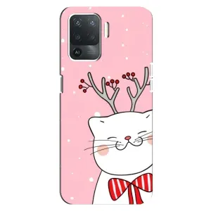 Новорічні Чохли для OPPO Reno 5 Lite
літерами та цифрами українською: ОППО Рено 5 Лайт (VPrint) (Зимовий кіт)