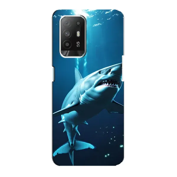 Чехол с принтом «Акула под водой» для OPPO Reno 5z
