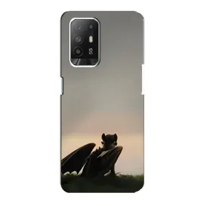 Чехол как приручить дракона на Oppo Reno 5z (Беззубик)
