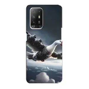 Чехол с мемом Тралалело тралала на Oppo Reno 5z (Бомбардини гусини)