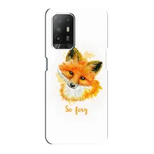 Чохли з картинкою Лисичка для Oppo Reno 5z (VPrint) (Дівчинка Лиса)