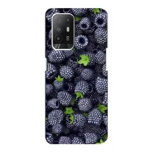 Чехлы с Фруктами для Oppo Reno 5z (VPrint) (Ежевика)