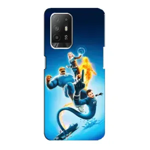Чохол з принтом Фантастична четвірка для Oppo Reno 5z (Герої Фантастична Четвірка)