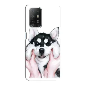 Чехол с Хаски для Oppo Reno 5z - (AlphaPrint)