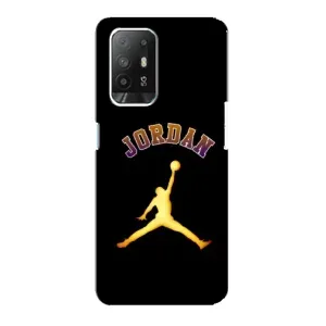 Чехлы для Oppo Reno 5z - с картинкой JORDAN (AlphaPrint) (Jordan Gold)