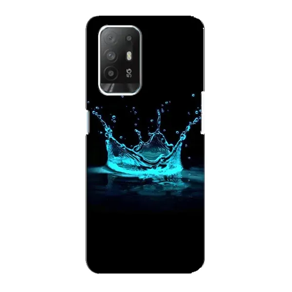 Чохол з принтом «Крапля корони» для OPPO Reno 5z