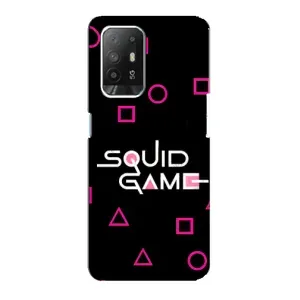Чехол с принтом «Паттерн Игра кальмара» для OPPO Reno 5z