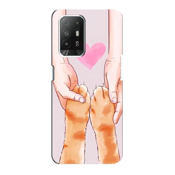 Чехол с принтом «Любовь к котикам» для OPPO Reno 5z Чехол с принтом «Любовь к котикам» для OPPO Reno 5z