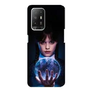 Чехол с дизайном Венздей 2 на Oppo Reno 5z (Магическая сфера Уэнздей)