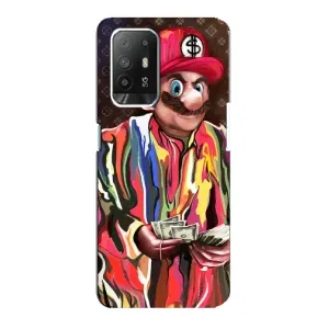 Бренднові Чохли для Oppo Reno 5z - (PREMIUMPrint) (Mario LV)