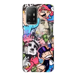 Чохли з крутими принтами для Oppo Reno 5z - (PREMIUMPrint) (Monopoly man)