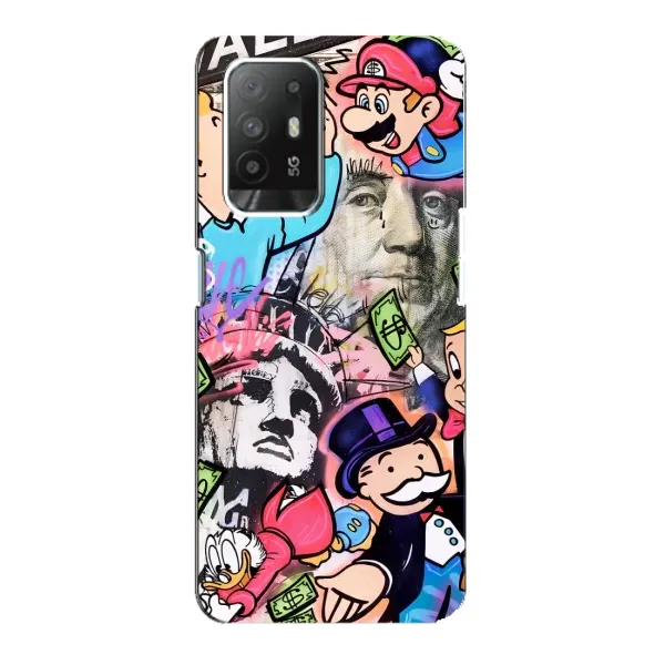 Чехол с принтом «Monopoly man» для OPPO Reno 5z