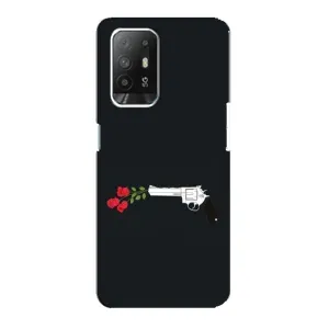 Чехлы (ART) Цветы на Oppo Reno 5z (VPrint) (Неожиданные цветы)
