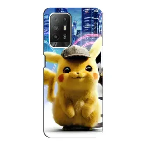 Чохол з Пікачу на Oppo Reno 5z (Пікачу в місті)