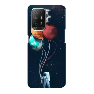 Космічні Чохли для OPPO Рeнo 5з (VPrint) (Планети кульки)