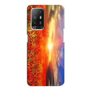 Чохол з картинкою (Стильні) OPPO Рeнo 5з - (AlphaPrint) (Поле тюльпанів)