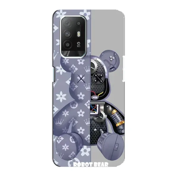 Чехол с принтом «Робот Мишка» для OPPO Reno 5z